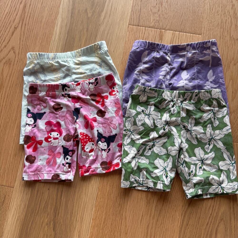 Girls Hawaii Floral Bike Shorts size 3T/ 4T